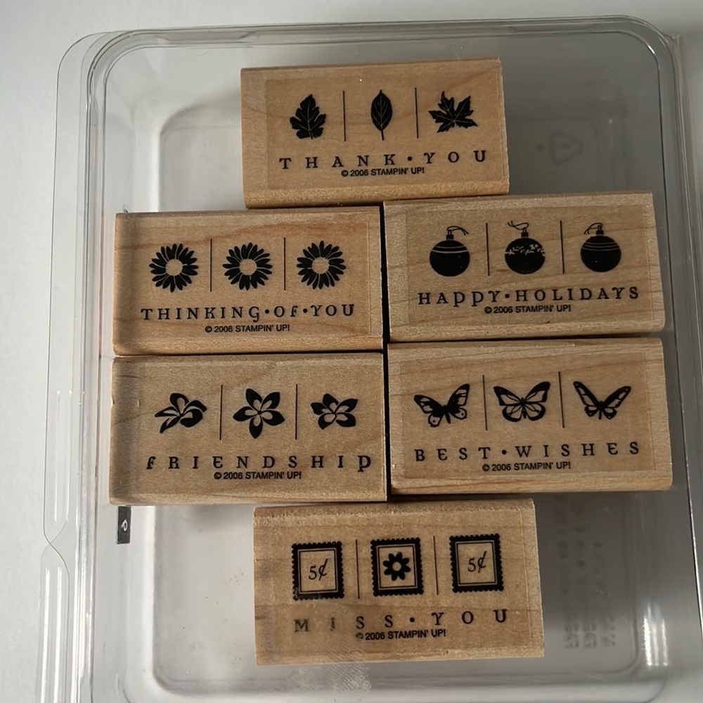 Stampin’Up ( Retire) Take Three Stamp Set